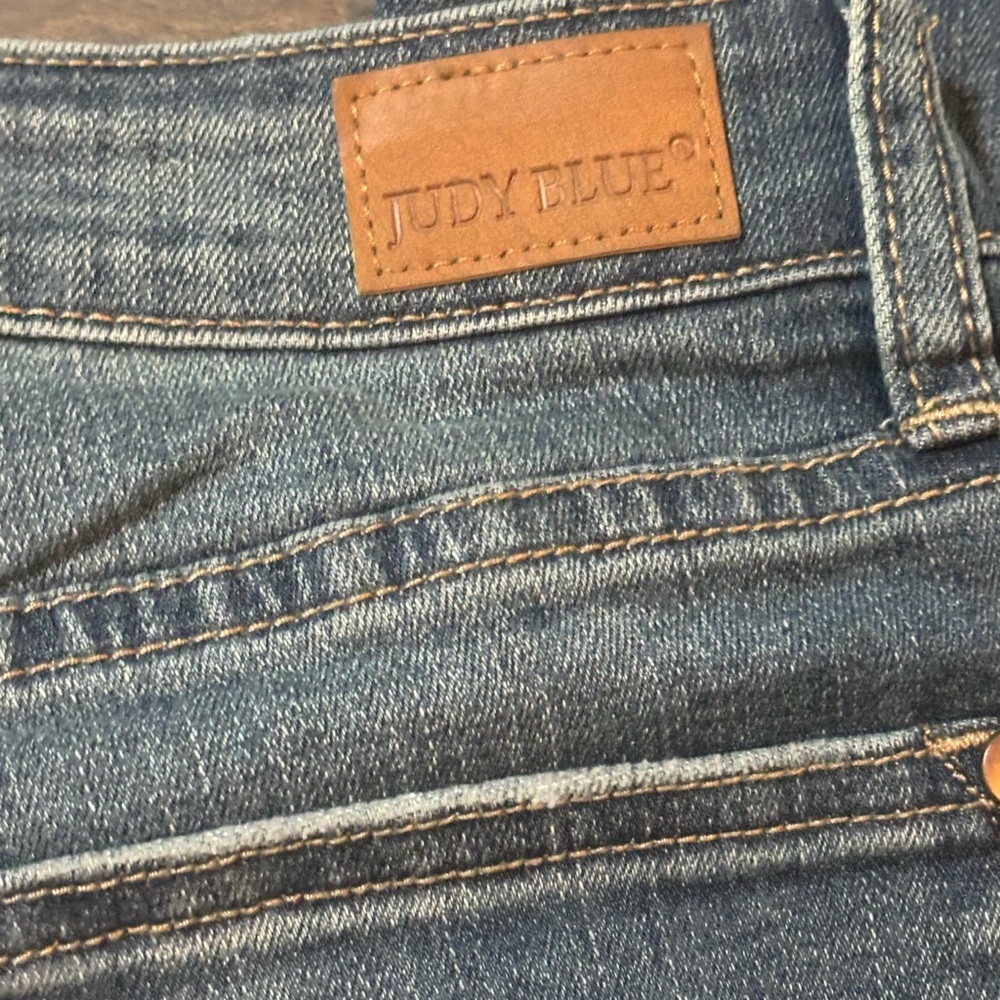Judy Blue Women’s High Rise Distressed Boyfriend Jeans Blue Size 3/26 JB8617 - Picture 6 of 10